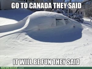 Snow in Canada