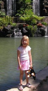 Daughter with Splat in Hawaii