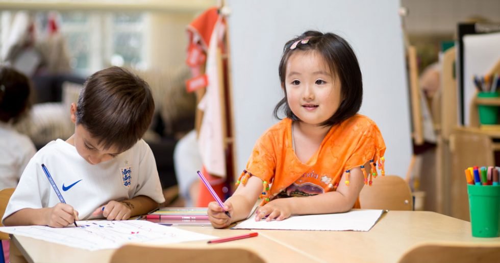 Local pre-school and kindergarten in China